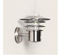 Applique Extérieure Acier Inoxydable Stage avec Capteur PIR Argent