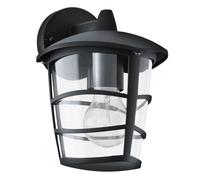Applique extérieure ALORIA IP44 E27 1X60W en fonte d'aluminium noir 170x0x225mm