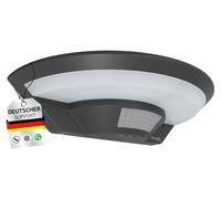 Applique extérieure avec détecteur de mouvement, 10W, 800 lumens, 3000K, indice de protection IP54, couleur anthracite