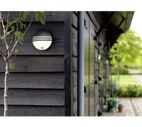 Applique extérieure avec détecteur de mouvement Philips LED Yarrow 172973016 LED intégrée noir
