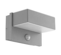 Applique extérieure AZZINANO IP44 LED 2X5,6W en acier galvanisé argent 185x0x115mm