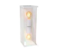 Applique extérieure blanche 2xE27 15W Claire Lucide
