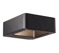 Brilliant Applique murale extérieure GOLDA LED 7W 660lm 3000K IP54 Étanche Noir