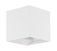 Applique extérieure CALPINO IP54 LED 2X3,3W en fonte d'aluminium blanc 105x0x105mm