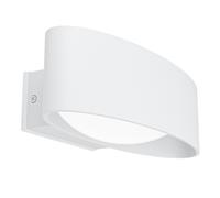 Applique extérieure CHINOA IP54 LED 10W en aluminium et acier blanc 270x0x75mm