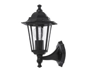 Applique extérieure classique E27 Velence noire Rabalux