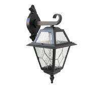 Applique extérieure classique noire SU-MA E27 60W IP43