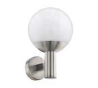 Applique extérieure connectée NISIA-Z IP44 E27 1X9W en acier inoxydable 200x0x315mm