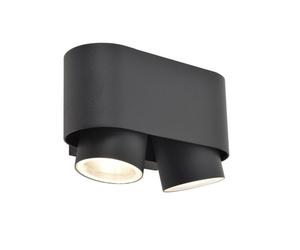 Applique extérieure Cypress fonte d'aluminium anthracite IP44 orientable 2xGU10