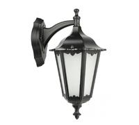 Applique extérieure descendante E27 noire IP43 SU-MA