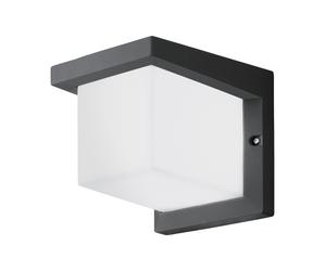 Applique extérieure DESELLA 1 IP55 LED 10W en fonte d'aluminium gris anthracite 160x0x160mm
