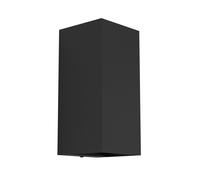 Applique extérieure EREMITANA IP55 GU10 2X2,8W en acier galvanisé noir 110x0x240mm