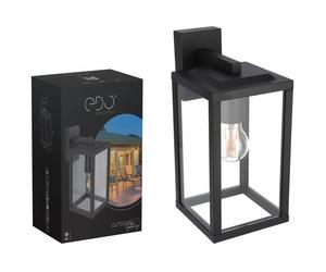 Applique extérieure étanche IP44 GAIA T E27 noir EDO777369 Garden Line - EDO - GAIA T - Aluminium - LED - Noir