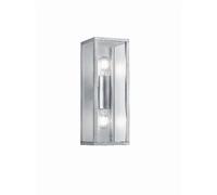 Applique extérieure GARONNE argent 2xE27 IP44 Trio