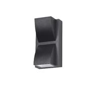 Applique extérieure Italux Edgar LED 6W 3000K IP54 noire