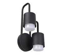 Applique extérieure Italux Sorano LED noire 6W 3000K