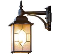 Konstsmide Applique murale Milano, aluminium laqué noir/argent, verre acrylique cristal, E27 75 W