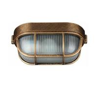 Applique extérieure - LARGEIGHT - Lampe ovale - Aluminium moulé - Vintage - Étanche