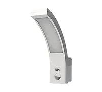 Edm Aplique LED extérieur avec capteur de mouvement 10W 1654lm 4000K IP54 6,6 x 18,8 x 25 cm