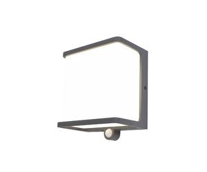 Applique extérieure LED 12W détecteurs gris Lutec Doblo
