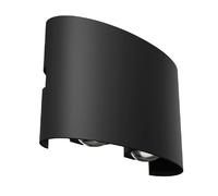 Applique extérieure LED 3000K IP54 noire Strato Maytoni