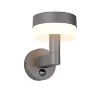 Applique extérieure LED 8W anthracite ronde avec détecteur de mouvement MACKENZIE Trio