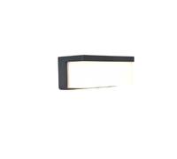 Applique extérieure LED 9W hybride solaire/gris Lutec