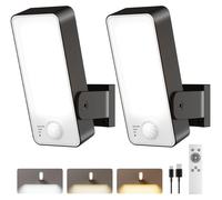 Applique extérieure LED avec détecteur de mouvement, 10000 mAh, indice de protection IP65, 3 modes, télécommande