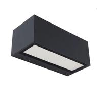 Applique extérieure LED LUTEC 1 flamme fonte d'aluminium