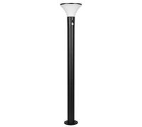 Applique extérieure LED GORDA, système hybride solaire, 3,5 W, noir mat