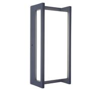 Applique extérieure LED LUTEC 1 flamme fonte d'aluminium