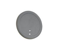 Applique extérieure LED ronde anthracite 14 cm avec détecteur de mouvement et crépusculaire