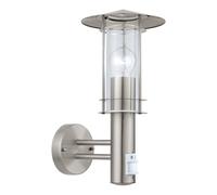 Applique extérieure LISIO IP44 E27 1X60W en acier inoxydable 175x0x360mm