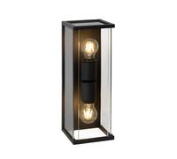 Applique extérieure Lucide Claire-LED E27 2L IP54 noire