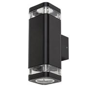 Applique extérieure moderne 2xGU10 noire Sintra Rabalux