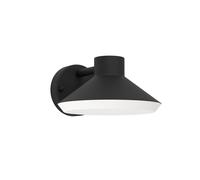 Applique extérieure NINNARELLA IP44 GU10 1X4,6W en acier noir 205x0x110mm