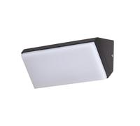 Applique extérieure noire carrée LED 10W 3000K Italux