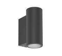 Applique extérieure noire cylindre 2xGU10 IP54 Italux