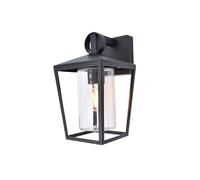 Applique extérieure noire cylindre E27 40W Lutec WEST