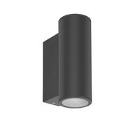 Applique extérieure noire cylindre LED 14W 3000K Italux