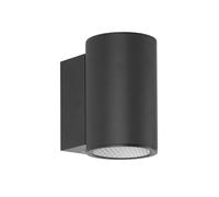 Applique extérieure noire tube LED 15W 4000K Italux