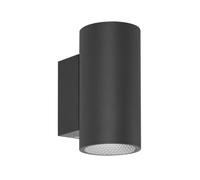 Applique extérieure noire tube LED 20W 4000K Italux