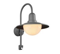 Applique extérieure Norman E27 détecteur anthracite Trio