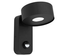 Applique extérieure PALOSCO IP44 LED 4,9W en acier galvanisé noir 115x0x170mm