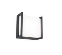 Applique extérieure QUBO grise LED 9,5W IP54 Lutec