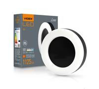 Applique extérieure ronde noir/blanc LED 15W IP65 Videx