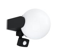 Applique extérieure RUBIO IP44 E27 1X15W en fonte d'aluminium noir 170x0x170mm