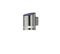 Applique extérieure SALTA solaire détecteur mouvement LED argent