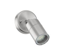 Applique extérieure ST1 IP44 GU10 1X4,6W en acier inoxydable D100mm
