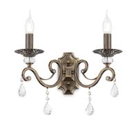 Applique Grace Maytoni RC247 laiton doré cristal 2xE14
